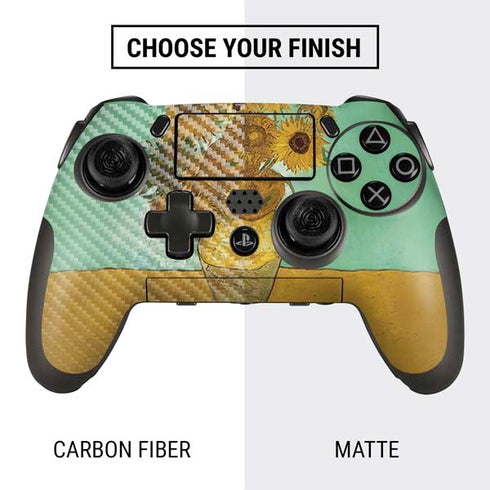 Vincent Van Gogh Sunflowers 1888 PlayStation Scuf Vantage 2 Controller Skin